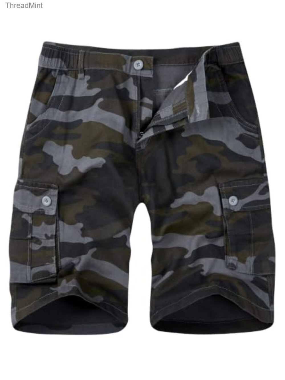 Men's Cargo Shorts Relaxed Fit 100% Cotton Camouflage Outdoor Hiking